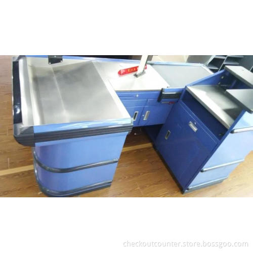 cashier counter in stores